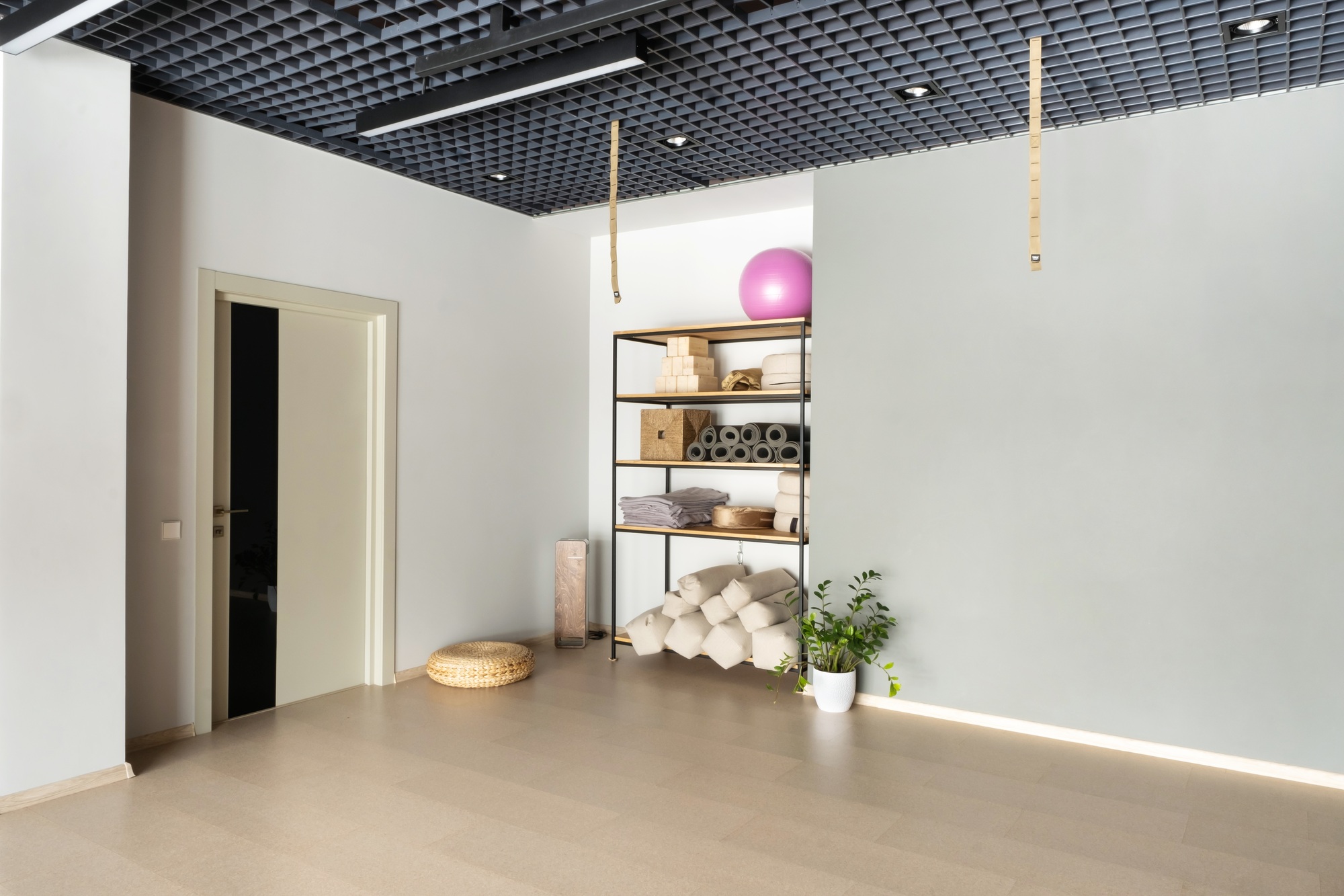 Gym for fitness classes. Yoga Room